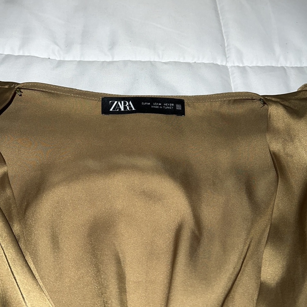 Zara Cropped Ruffle Top - Picture 6 of 7